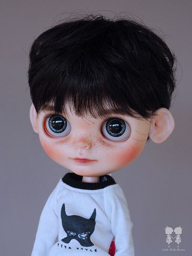 Hugo | Jan 18 Blythe Boy 001 Base Doll : Stella Savannah RBL… | Flickr Dark Hair Blue Eyes, Y2k Outfits Men, Brown Hair Boy, Brown Eyes Black Hair, Black Hair Boy, Boy Sewing, Black Hair Blue Eyes, Dream Doll, Short Black Hairstyles