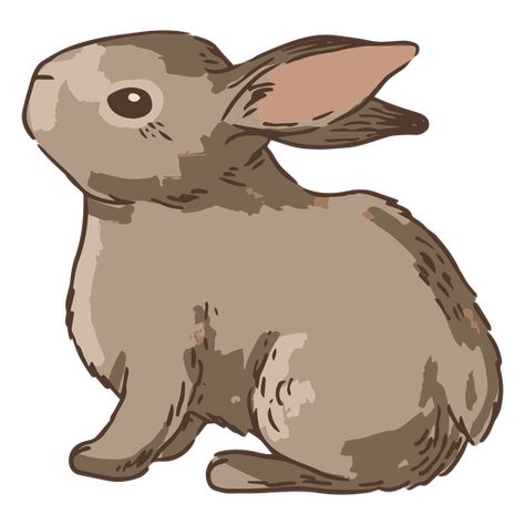 Rabbit side animal illustration PNG Design Rabbit Vector Illustration, Coelho Png, Gradient Image, Advertisement Illustration, Rabbit Png, Rabbit Vector, Rabbit Illustration, Sticker Ideas, Pattern Collection