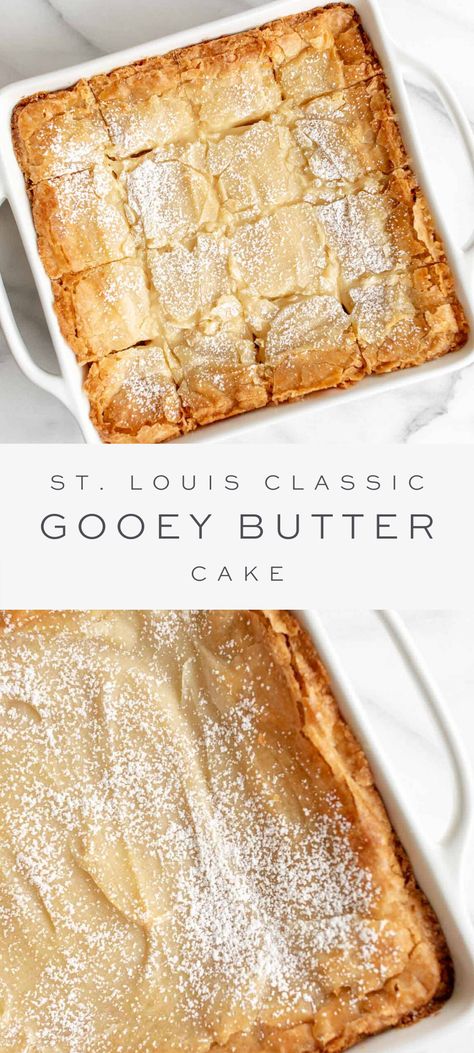 St Louis Gooey Butter Cake, Dessert Kabobs, Smores Dessert, Gooey Butter, Julie Blanner, Gooey Butter Cake, Butter Cake Recipe, Creative Baking, Dessert Dips