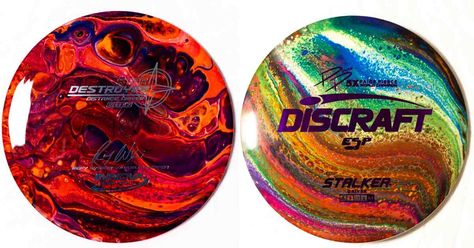 How to dye your first disc golf disc: materials, method, and step-by-step instructions that include video examples. No drawing needed. Disc Golf Dyeing, Disc Dye Ideas, Dyed Disc Golf Discs, Disc Golf Art, Disc Dyeing, Disc Golf Discs, Disc Golf Dye, Disk Golf, Disc Art