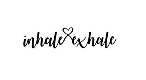 #tattoo #inhale #exhale Inhale Exhale Tattoos For Women, Exhale Tattoo, Inhale Exhale Tattoo, Let It Go Tattoo, Go Tattoo, Yoga Tattoos, Phrase Tattoos, Yoga Prints, Funny French