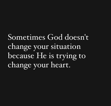 God won’t give you the blessing when you are not ready for it yet. He won’t give it to you if you are going to handle it poorly. He prepares our hearts for receiving. Let go and let God work in You. TRUST His plan for your life. The breakthrough is coming. 🙏🏿🤍 SCRIPTURE Ezekiel 36:26, Ezekiel 11:19, Psalm 51:10, Jeremiah 24:7, Proverbs 4:23, Romans 2:1-29, Mark 7:21-23, Romans 10:10, Romans 12:1-2, Proverbs 3:5, Matthew 22:37, Jeremiah 17:9-10 Proverbs 22:4 Kjv, Gods Motivational Quotes, Proverbs 17:9, Romans Quotes, Motivational God Quotes, Breakthrough Is Coming, Trust His Plan, Proverbs 17 9, Roman Quotes