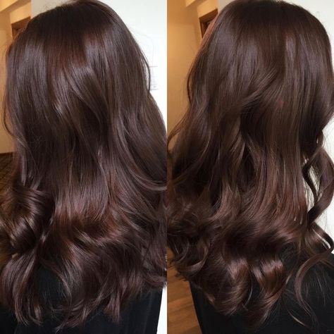 Rich Brown Hair, Mahogany Hair, Dark Brunette Hair, Hair Color Chocolate, Brown Hair Looks, Brown Hair Inspo, Hair Color Auburn, Hair Color Shades, Brown Hair Balayage