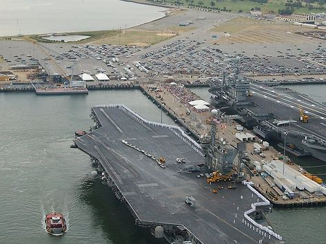 Norfolk Naval Base in Virginia, USA ... Dear America, Ship Yard, Naval Station Norfolk, Aircraft Hangar, Paul Young, Navy Aircraft Carrier, Aircraft Carriers, Norfolk Virginia, Navy Aircraft