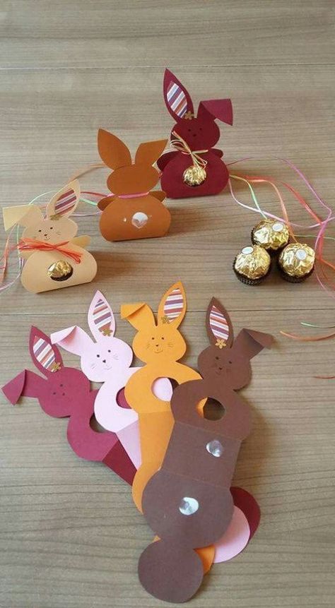 نباتات منزلية, Easy Easter Crafts, Easter Bunny Crafts, Cute Easter Bunny, Easter Decorations Diy Easy, Small Gift Bags, Bunny Crafts, Easter Crafts For Kids, Easy Easter