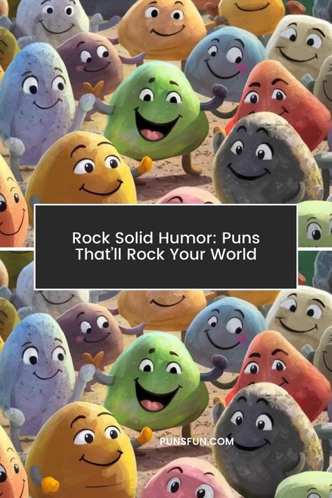 Visit Website Geology Puns, Rock Puns, Geology Humor, Puns Funny, Best Puns, Puns Jokes, Construction Worker, Rock Collection, Rock Solid