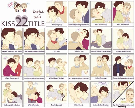 NO JOHNLOCK.  I just like the meanings behind the placement of kisses. <3 Sherlock Bbc Quotes, Sherlock Bbc Funny, Moriarty Sherlock, Sherlock Season 3, Johnlock Fanart, John Lock, Funny Sherlock, Sherlock Holmes Bbc, Sherlock 3