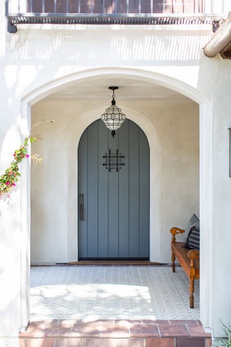 Modern Spanish Style Homes Exterior Front Doors, Spanish Style Home Front Door, Medditeranean Front Door, Spanish Style Doors Front Entry, Spanish Revival Front Door, Spanish Front Door Entrance, Front Door Mediterranean, Modern Spanish Front Door, Modern Spanish Style Exterior