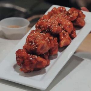 Sweet and Spicy Korean Fried Chicken (Yangnyeom Chicken) - Chef Chris Cho Yangnyeom Chicken, Dinner Recipes Main Dishes, Chef Chris Cho, Chris Cho, Table Meals, Chicken Batter, Sweet Fries, Spicy Fried Chicken, Chinese Foods