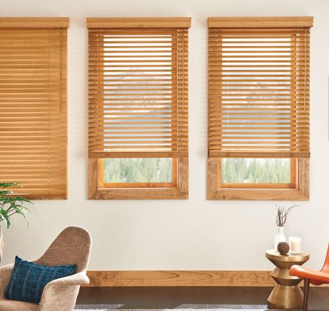 Custom Bali Northern Heights Wood Blinds at Lowe's Custom Blinds & Shades Store Outside Mount Blinds, Wood Blinds For Windows, Inside Mount Blinds, Window Blinds Wood, Panel Blinds, 2024 Board, Wood Curtain, Wide Windows, Wood Blinds