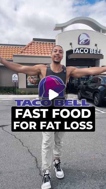 Trent Harrison | Online Fitness Coach on Instagram: "Fast food for fat loss is my series where I show everyday people just like you how to navigate a fitness journey while eating at fast food spots. For Episode 8, we are going to Taco Bell 🌮 

Check out @trizzlemanfitness for daily nutrition and fitness hacks‼️

#tacobell #highprotein #fatloss #fastfood #nutrition #healthyeating #macros #protein #chicken" Best Fast Food For Weight Watchers, Fast Food Healthy Choices, Food For Fat Loss, Trent Harrison, High Protein Fast Food, Protein Foods List, Healthy Fast Food Options, Healthy Fast Food, Fitness Hacks