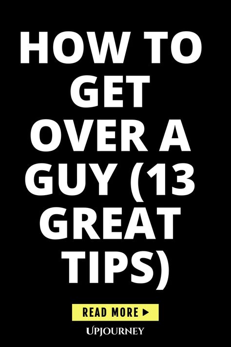 Learn how to get over a guy with these 13 great tips! Breaking up is hard, but these strategies can help you heal your heart and move forward. From focusing on self-care and surrounding yourself with loved ones to setting new goals and staying positive, this comprehensive guide will support you through this challenging time. Remember, it's okay to take things slow and prioritize your well-being as you navigate the healing process. Stay strong, stay hopeful, and know that brighter days are ahead How To Get Over A Guy, Breaking Up With Someone You Love, Get Over Him, Heal Your Heart, Get Over Your Ex, Breaking Up With Someone, Getting Over Him, Brighter Days, New Goals