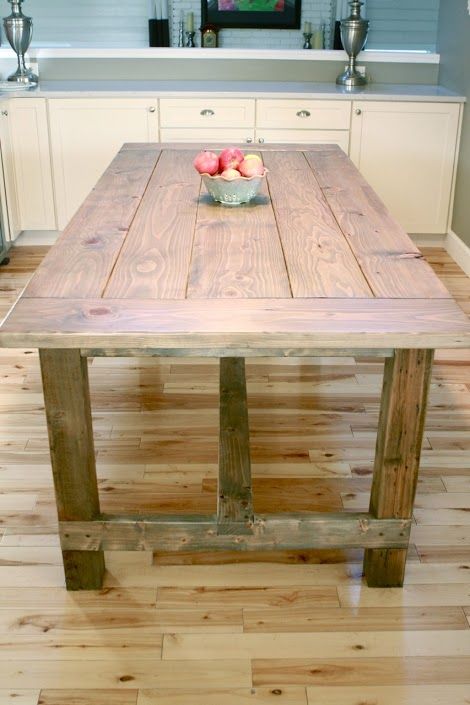 Farmhouse Furniture Plans, Diy Esstisch, Build A Farmhouse Table, Farmhouse Table Plans, Diy Kitchen Table, Farmhouse Dining Room Table, Diy Farmhouse Table, Diy Dining Table, Diy Dining