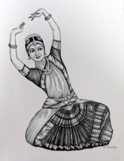 Art in India - A viewpoint: Black & White Bharatnatyam Dancers Pencil on paper -New Arrivals in the gallery Baratham Drawings, Classical Dance Drawing, Onam Drawing, Dance Art Drawing, Dancer Drawing, Pencil Drawing Images, Abstract Pencil Drawings, Dancing Drawings, Dancers Art