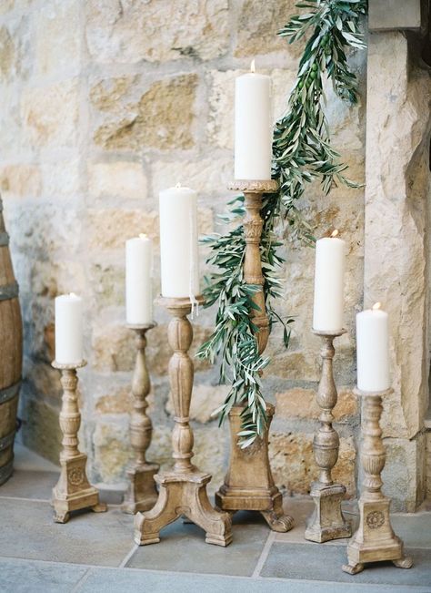 How to Create an Old World Wedding That’s Utterly Romantic - WeddingWire Sunstone Vineyard Wedding, Weddings Decorations Elegant Romantic, Villa Photography, Jose Villa Photography, Old World Wedding, Rustic Wedding Decorations, Jose Villa, Tuscan Wedding, Romantic Candles