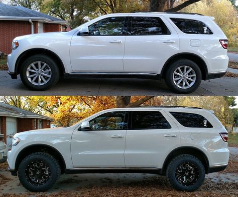 Dodge Durango 33 Inch Tires vs 35" - What Lift and Size to Pick Lifted Dodge Durango, Custom Dodge Durango, Dodge Journey Custom, Lifted Durango, Dodge Durango Lifted, Durango Truck, 2022 Dodge Durango, Lifted Suv, Durango Hellcat