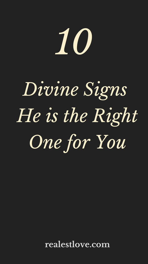 Looking for confirmation that he's the one for you? Discover the 10 divine signs that reveal God's guidance in your relationship. If you're seeking faith-based wisdom on whether your love is meant to be, this list will give you the clarity and peace of mind you need. Click to explore these spiritual signs and find out if he's your forever partner. God Quotes Relationships, Divine Partner, Godly Relationship Advice, Spiritual Signs, Godly Relationship Quotes, God Centered Relationship, He Is The One, Communication Tips, Godly Dating