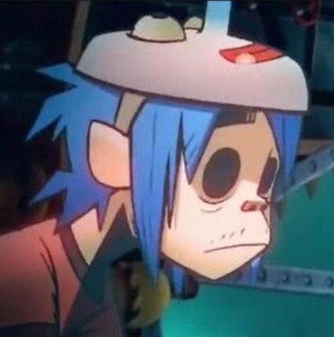 2d Pfp, Museum Statues, Gorillaz 2 D, 2-d Gorillaz, Monster Museum, Gorillaz Band, Gorillaz Fan Art, Monkeys Band, Jamie Hewlett