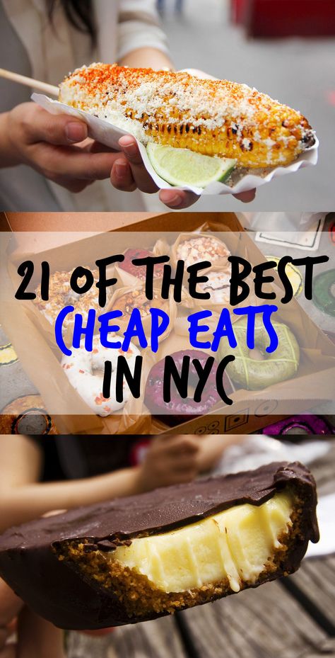 21 Delicious NYC Foods That Are Worth Every Penny New York Vacation, Nyc Baby, Voyage New York, Ny Trip, Go To New York, Nyc Food, New York City Travel, Cheap Eats, Nyc Trip