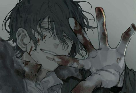 Yandere Boy, 영감을 주는 캐릭터, Art Anime, Dark Anime, Boy Art, 그림 그리기, Aesthetic Art, Anime Character