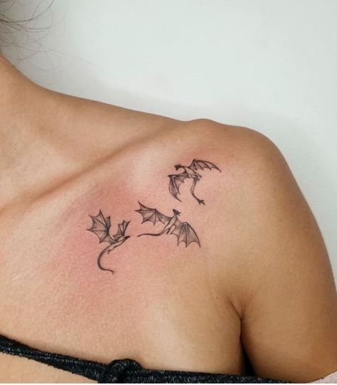 Thestral Tattoo, Ephemeral Tattoo, Game Of Thrones Tattoo, Small Dragon Tattoos, Bookish Tattoos, Bone Tattoo, Dragon Tattoo For Women, Bone Tattoos, Fantasy Tattoos