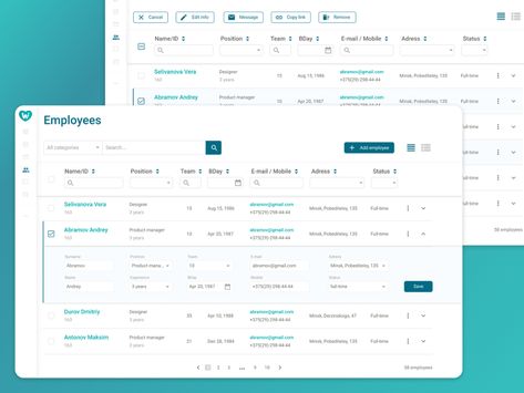 Desain Ux, Dribbble Design, Ui Design Dashboard, Data Table, Data Design, Ui Design Website, Dashboard Ui, List Design, Web Ui Design