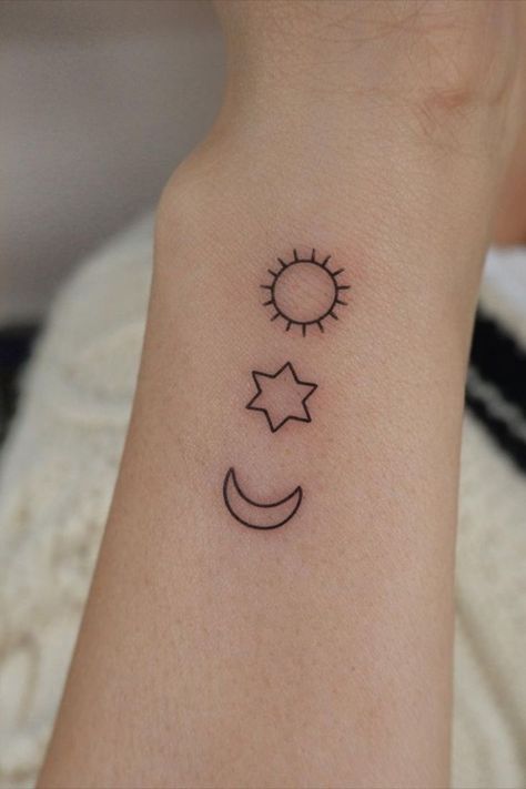 tattoo ideas Meaningful Small Tattoos, Star Tattoo On Wrist, Adorable Tattoos, Tattoos Simple, Elbow Tattoos, Small Tattoos Simple, Cute Small Tattoos, Cute Tattoos For Women, Hidden Love