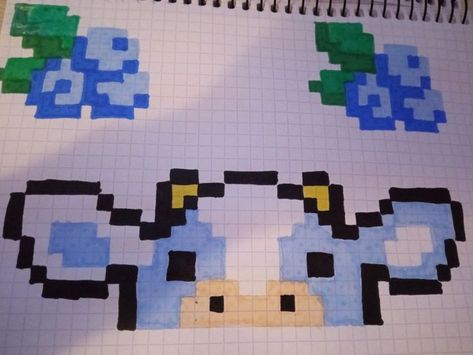 Pixel Art Pattern Stitch, Strawberry Cow Pixel Art, Graphing Paper Art, Pixel Art Drawings Ideas, Easy Pixel Art Disney, Pixel Cow, Pixel Drawing Aesthetic, Cute Pixel Drawing, Pixel Art Aesthetic Easy