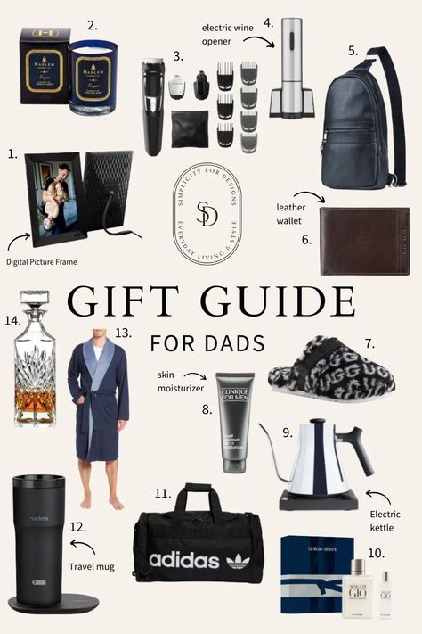 A gift for dad is in order. Find unique ideas to celebrate all the dads in your life just in time for Father's Day with this complete guide. Gift Ideas For Fathers Day From Daughter, Fathersday Gift Idea, Father’s Day Gift Ideas Adults, Father Gift Ideas Birthday, New Dad Gift Basket, Bday Gifts For Dad, Christmas Gifts For Fathers, Dad Gift Basket, Dad Birthday Ideas