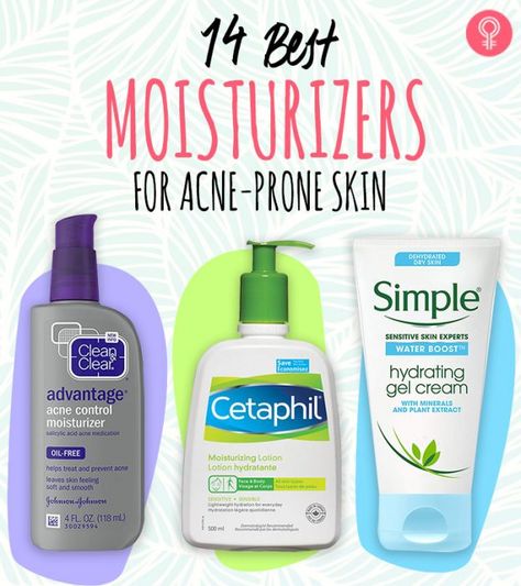 14 Best Moisturizers For Acne-Prone Skin Coconut Oil Face Moisturizer, Best Drugstore Face Moisturizer, Homemade Facial Moisturizer, Olay Moisturizer, Skin Care Routine For Teens, Acne Lotion, Moisturizer For Combination Skin, Drugstore Moisturizer, Spf Face Moisturizer