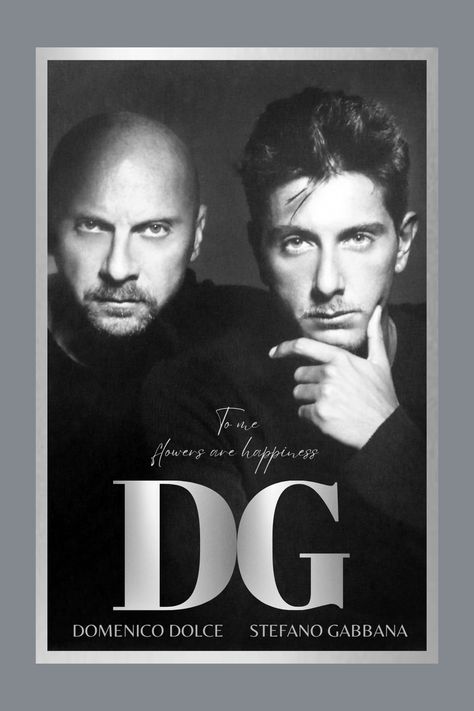 Domenico Dolce And Stefano Gabbana, Dolce Gabanna Wallpaper, Dolce Gabbana Aesthetic, Dolce And Gabbana Aesthetic, Stefano Gabbana, Luxury Lifestyle Dreams, Fashion Icons, Dolce E Gabbana, Dolce & Gabbana