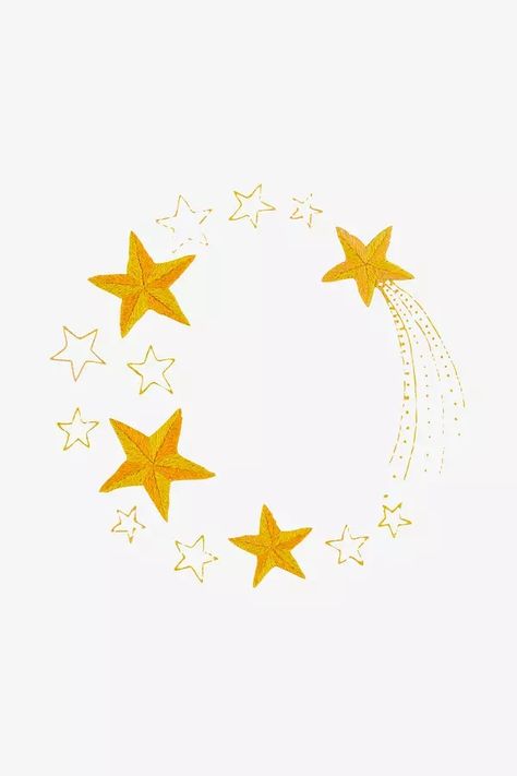 Patterns - DMC Star Embroidery Pattern, Sky Dress, Diwali Craft, Cross Stitch Supplies, Star Embroidery, Embroidery Patterns Free, Paintbox Yarn, Lucky Star, Free Cross Stitch