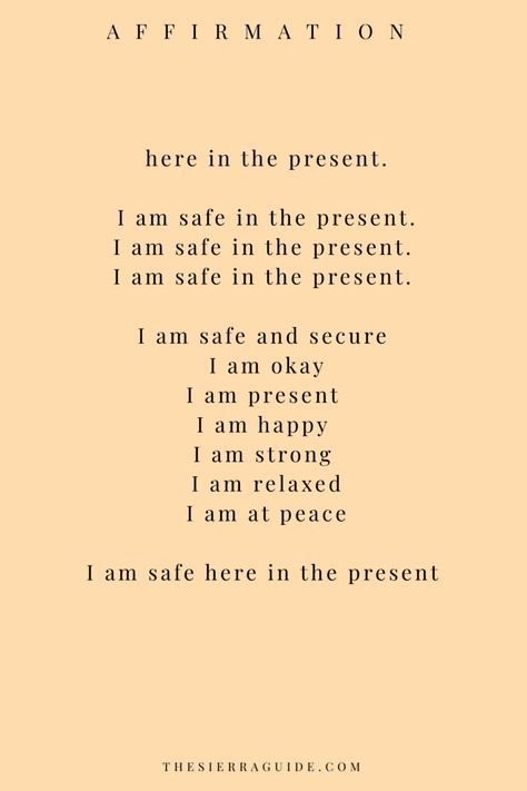 Affirmations for staying present #innerpeace #positive #positivevibes #affirmations #mantras #quotes #vibes #present #peaceful Zen Affirmations, Staying Present Quotes, Staying Present, Affirmation Healing, Self Love Mantras Quotes, Safety Quotes Life, Stay In The Present Quotes, Affirmations About Being Present, Peace And Safety Quotes