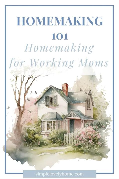 Don't get discouraged by the high expectations of homemaking. Let's define homemaking and what homemaking for working moms looks like. Homemaking For Working Moms, Homemaking With A Full Time Job, Christian Homemaker Schedule, Homemaking While Working Full Time, Simple Homemaking, Being A Homemaker, Homemaker Schedule, Comfortable Bedroom Decor, Happy Homemaking