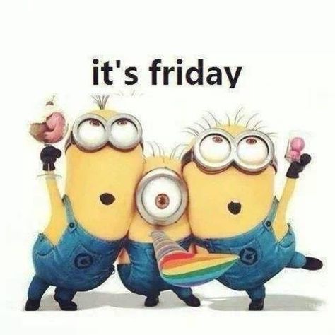 Its Friday Pictures, Photos, and Images for Facebook, Tumblr, Pinterest, and Twitter Minion Characters, Minions Love, Cute Minions, Minions Despicable Me, Minion Quotes, Funny Minion Quotes, Minions Quotes, Its Friday Quotes, Friday Humor