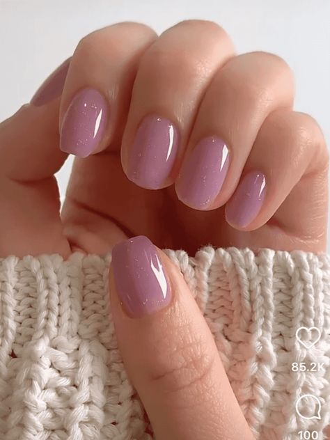 45+ Elegant Milky White Nails With a Korean Minimalist Vibe | The KA Edit Nails Subtle, Mauve Nail Polish, Beige Nails Design, Light Purple Nails, Purple Ombre Nails, Mauve Nails, Nude Nail Designs, Subtle Nails, Korean Nails