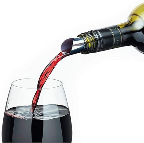 Amazon.com: The Original Wine Disc - Drop Stopping Pour Spout (10): Wine Pourers: Home & Kitchen Large Wine Bottle, Wine Aerator Pourer, Best Bathtubs, Pouring Wine, Refill Pouch, White Tablecloth, Wine Pourer, Wine Drinkers, Red Stain