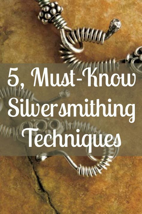 If you like silver jewelry making, then you'll LOVE these 5, must-known silversmithing techniques! #jewelrymaking #diyjewelry #silverjewelry #silversmithing Silver Jewelry Making, Silversmithing Jewelry, Silver Smithing, Metal Jewelry Making, Metalsmithing Jewelry, Jewerly Making, Soldering Jewelry, Silverware Jewelry, Silver Jewelry Design