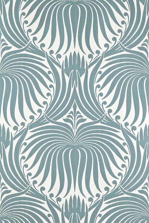 Farrow & Ball Lotus Wallpaper | Anthropologie Farrow And Ball Wallpaper, Floral Print Wallpaper, Free Wallpaper Samples, Farrow Bal, Lotus Flower Wallpaper, Lotus Wallpaper, Farrow & Ball, Farrow & Ball Wallpaper, Lotus Flower Design