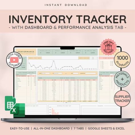 Inventory Template | Google Sheets | Templates | Excel Templates | Free Google Sheets Template plannerdeestudosgratis #plannerfree📙 Excel Templates Free, Financial Budget Spreadsheet, Inventory Template, Inventory Tracker, Assignment Tracker, Excel Spreadsheets Templates, Budget Spreadsheet Template, Budget Template Free, Task Tracker