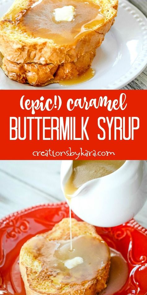 German Pancake Syrup Recipe, Buttermilk Syrup Recipe, Butter Syrup Recipe, Caramel Syrup Recipe, Pancake Syrup Recipe, Buttermilk Syrup, Syrup Recipes, German Pancakes, Simple Syrup Recipes