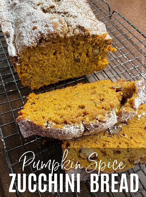 Zucchini Bread Pumpkin, Pumpkin Spice Zucchini Bread, Zucchini Pumpkin Recipes, Fall Zucchini Recipes, Pumpkin Zucchini Bread Recipes, Pumpkin Zucchini Recipes, Spice Zucchini Bread, Zucchini Pumpkin Bread, Spiced Zucchini Bread