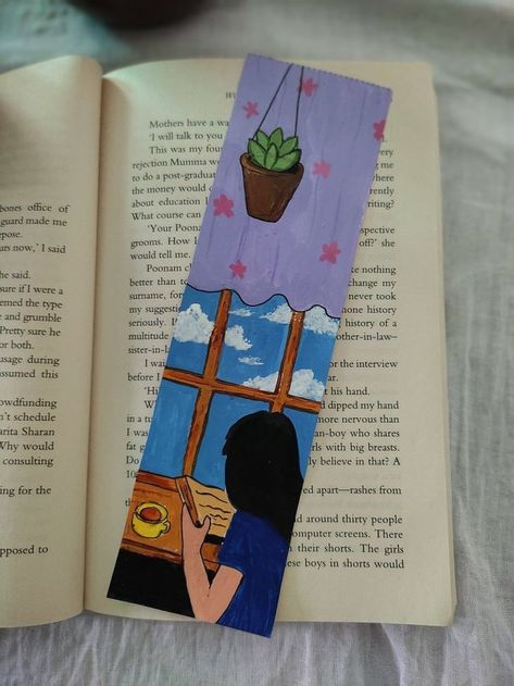 Small Bookmarks Diy, Drawing Bookmarks Ideas, Diy Bookmarks Painting, Cute Diy Bookmarks Aesthetic, Book Mark Painting Ideas, Bookmark Ideas Drawing, Bookmark Drawing Ideas, Aesthetic Bookmarks Diy, Book Mark Painting