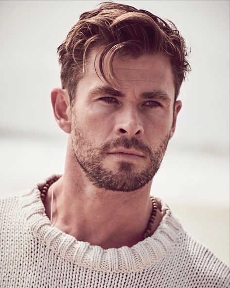 Celebrity Haircuts 2023, Chris Hemsworth Hair, Christopher Hemsworth, Gq Australia, Hemsworth Brothers, Boys Hair, Chris Hemsworth Thor, Men Haircut Styles, Eddie Redmayne