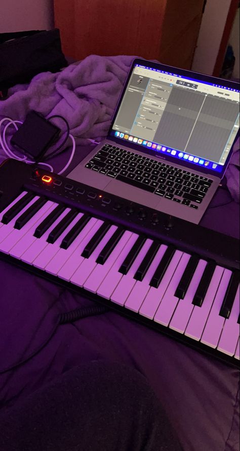 Vocal Class Aesthetic, Music Technology Aesthetic, Pink Music Studio, Bedroom Music Studio Aesthetic, Music College Aesthetic, Music Making Aesthetic, Producing Music Aesthetic, Home School Aesthetic, Fashion School Nyc