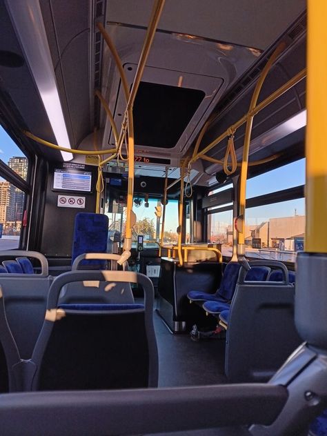 Bus Interior Public, Riding Bus Aesthetic, School Bus Astethic, Aesthetic Bus Picture, Bus Driver Aesthetic, Riding The Bus Aesthetic, Uk Bus Aesthetic, Taking The Bus Aesthetic, Morning Bus Ride Aesthetic