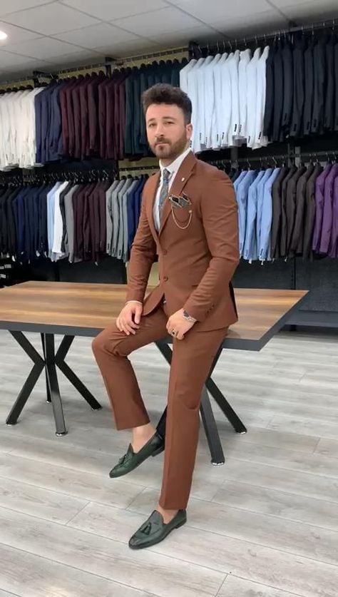 Latest Coat Pant For Men, Coat Pant For Men Suits Wedding, Brown Suit Wedding, Three Piece Suit Mens, Coat Pant For Men, Mens Suit Colors, Indian Wedding Suits Men, Suit Colors, Men Suits Wedding