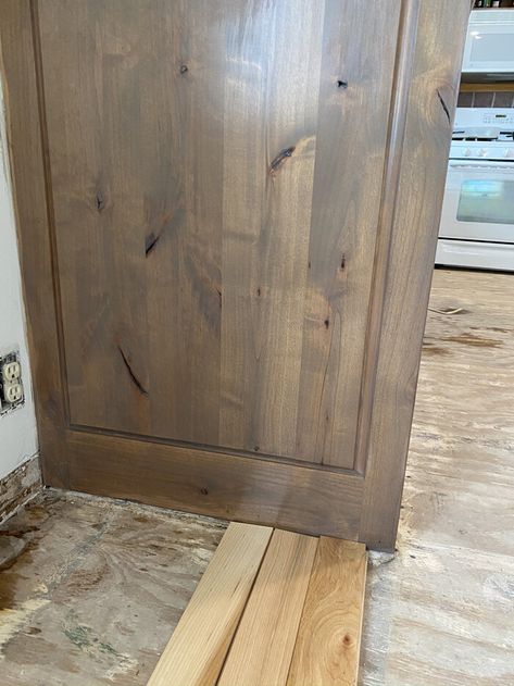 Special Walnut Cabinets Kitchen, Glaze Kitchen Cabinets Diy, Stained Bottom Cabinets Painted Top, Diy Gel Stain Cabinets, Briarsmoke Stain Cabinets, How To Stain Wood Cabinets, Gel Stain On Hickory Cabinets, Painting Brown Cabinets, Re Staining Kitchen Cabinets