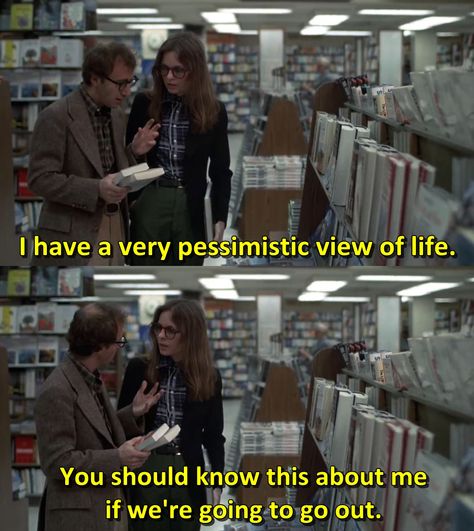 - Annie Hall 1977  Woody Allen Diane Keaton Woody Allen Poster, Woody Allen Quotes, Anamorphosis And Isolate, Woody Allen Movies, Best Movie Lines, Annie Hall, Cinema Quotes, Diane Keaton, Woody Allen