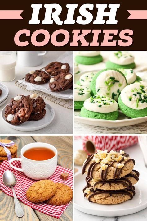 Irish Christmas Food, Irish Dinner Recipes, Irish Cookies, Irish Desserts Traditional, Irish Chocolate, Irish Recipes Authentic, Traditional Irish Soda Bread, Irish Desserts, Guinness Chocolate